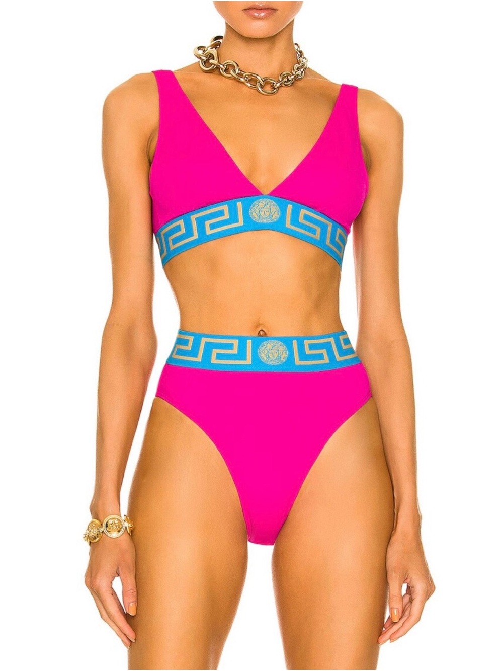 Versace Hot Pink Bikini size 2